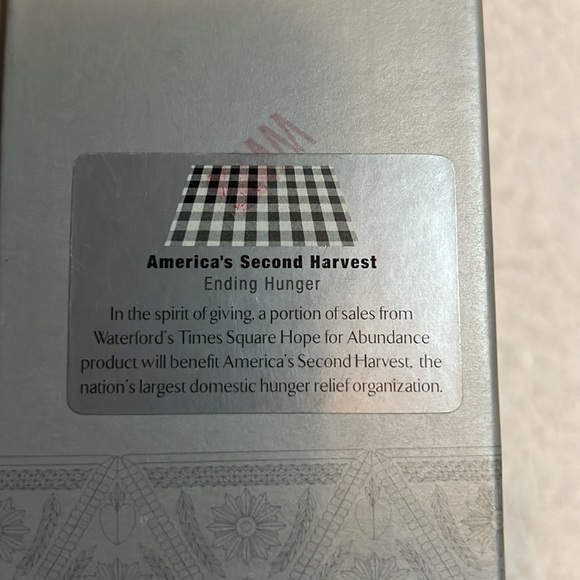 Vintage Waterford Crystal, Times Square Hope for Abundance Ball Ornament, 2001 - Picture 10 of 10